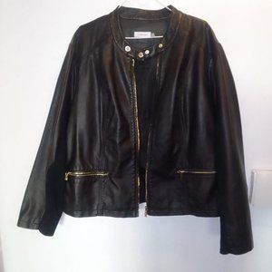 Calvin Klein Faux Leather Jacket